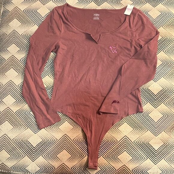 PINK Victoria's Secret Tops Pinkvsbodysuit Top Poshmark